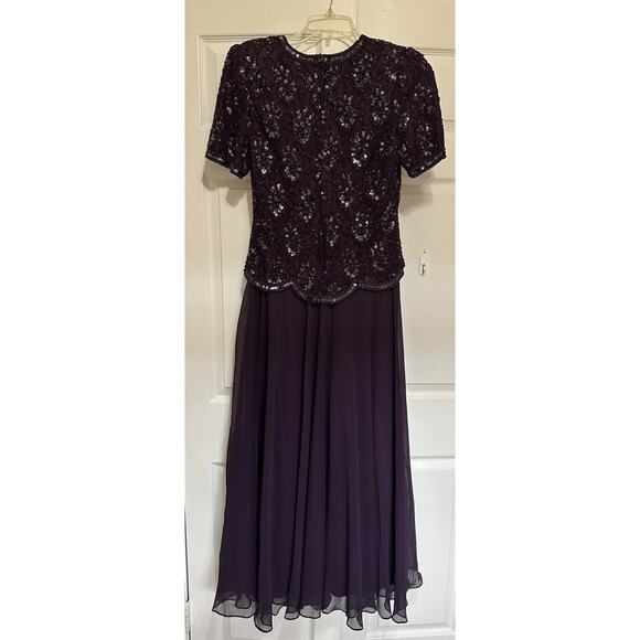 Scala Beaded Mother of the Bride, Cocktail, Vtg Formal Dress Medium Dress - Picture 4 of 9